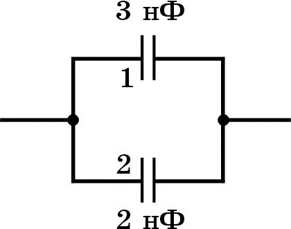 В цепи схема которой изображена на рисунке оба конденсатора вначале разряжены ключ к1